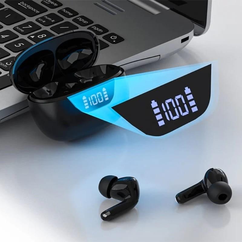 Choetech BH-T60 ANC Noir - Ecouteurs Bluetooth - écran digital