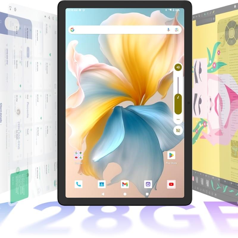 Chuwi AuPad 10,95'' 8GB/128GB con 4G LTE Gris - Tablet Android con Funda Incluida - capacidad de almacenamiento