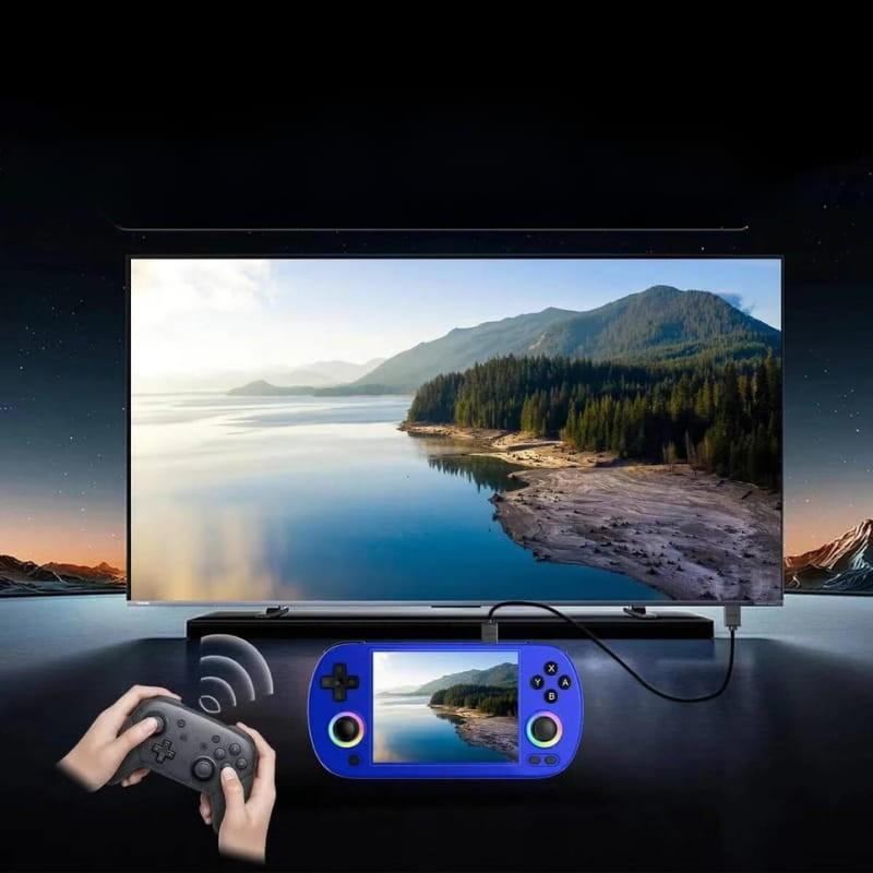 Consola Retro Portátil Anbernic RG40XX H 64GB Cinzento - transmissão sem fios