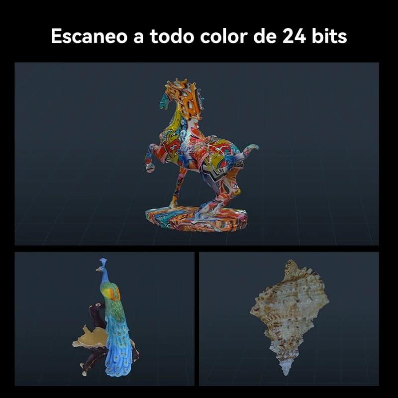 Escáner 3D Creality CR-Scan Raptor - colores de escaneo