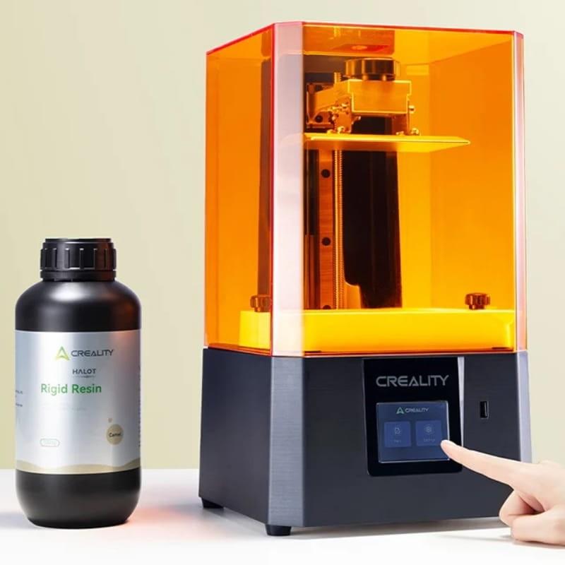 Creality Halot R6 2K LCD Monochrome Écran, Impression de haute précision Gris - Imprimante à résine - bouton tactile