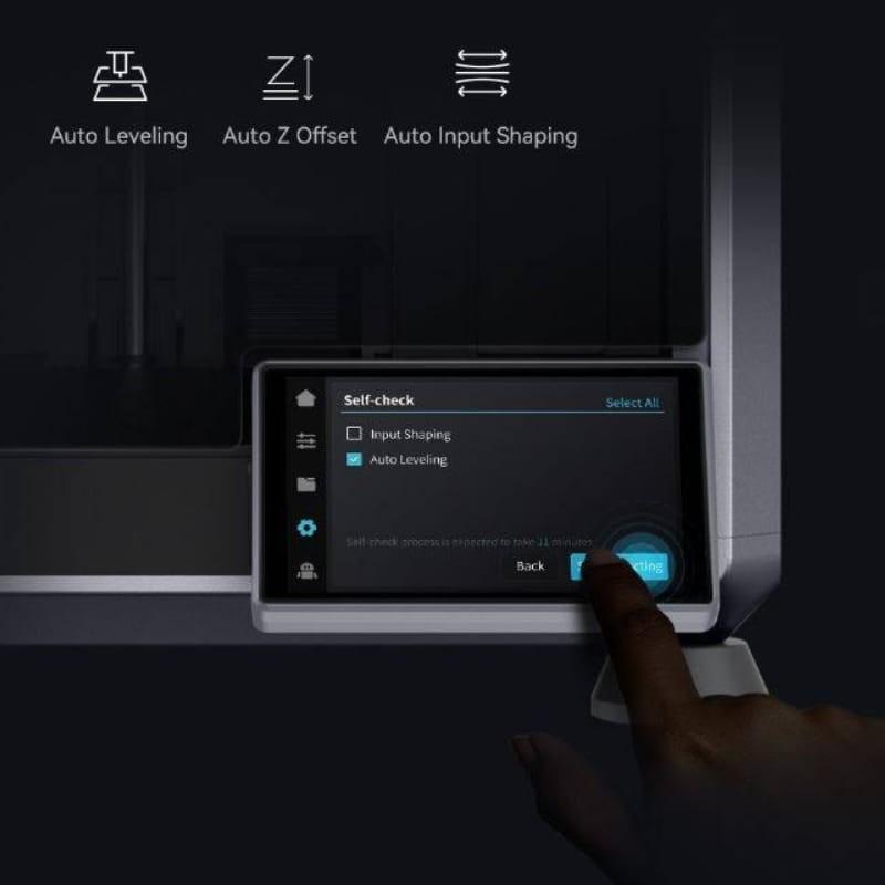 Creality K1 SE - Alta velocidade 600mm/s, Tamanho de impressão 220x220x250mm, Arrefecimento rápido Preto - Impressora 3D FDM - Painel tátil