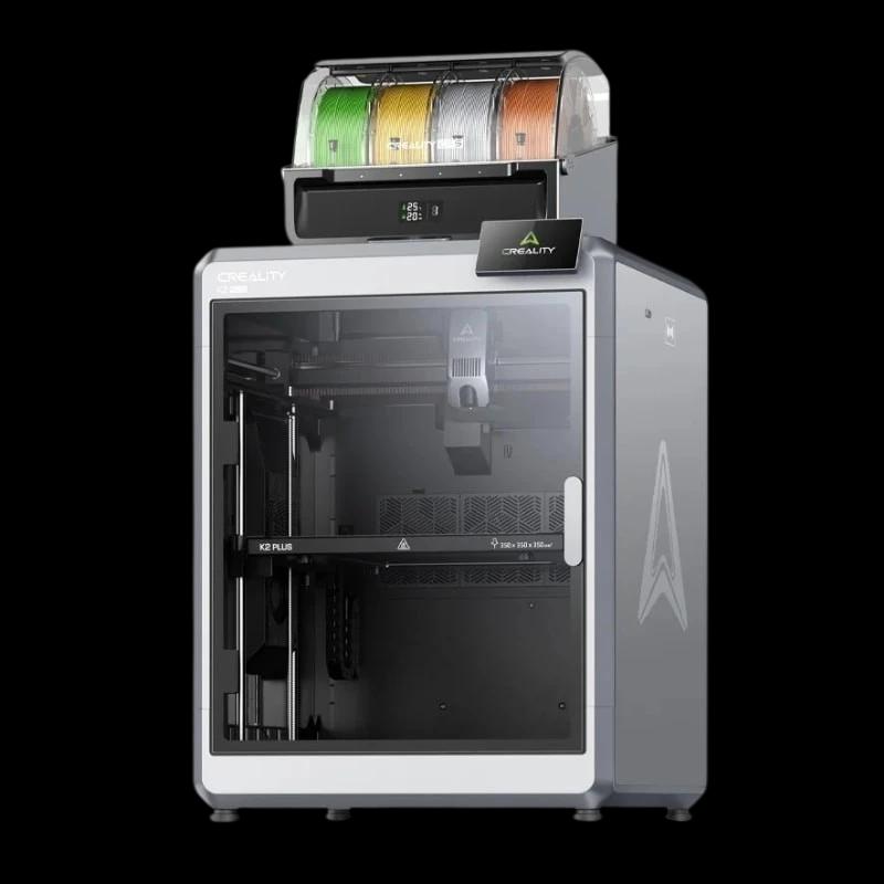 Creality K2 Plus Combo - Gran Tamaño Multifilamento hasta 4 CFS (16 colores) - Alta velocidad 600mm/s, Tamaño de impresión 350x350x350mm - Impresora 3D FDM