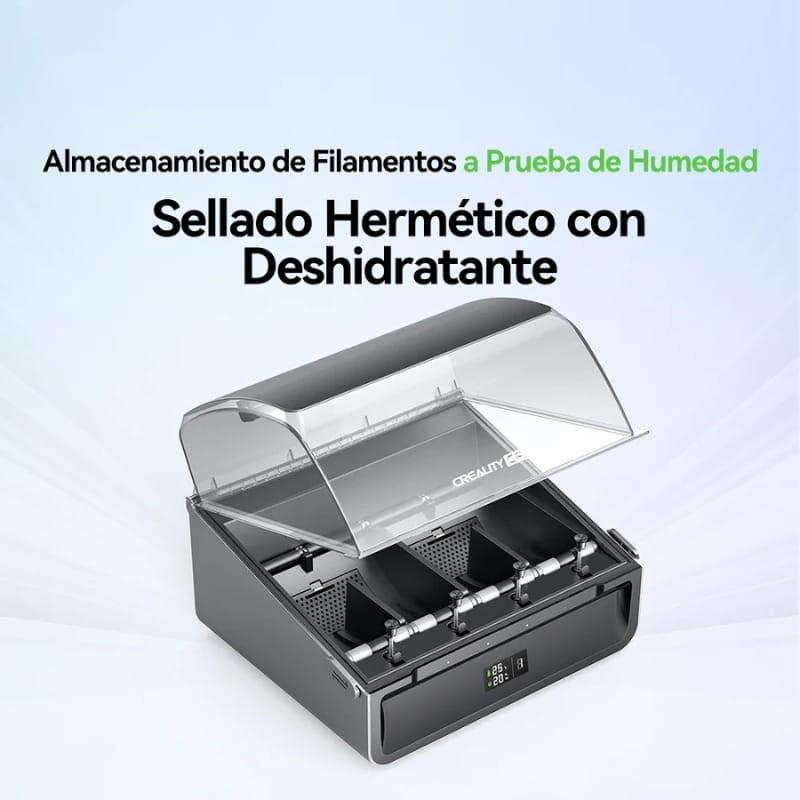 Impresora 3D FDM Creality K2 Plus Combo - filamentos a prueba de humedad