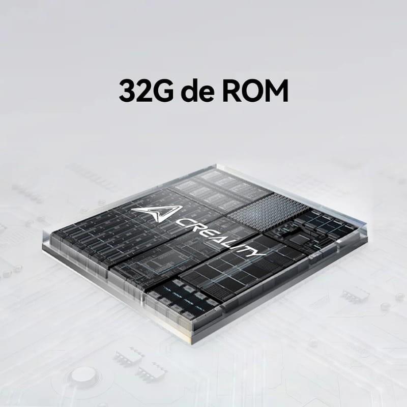 Impresora 3D FDM Creality K2 Plus Combo - capacidad de almacenamiento