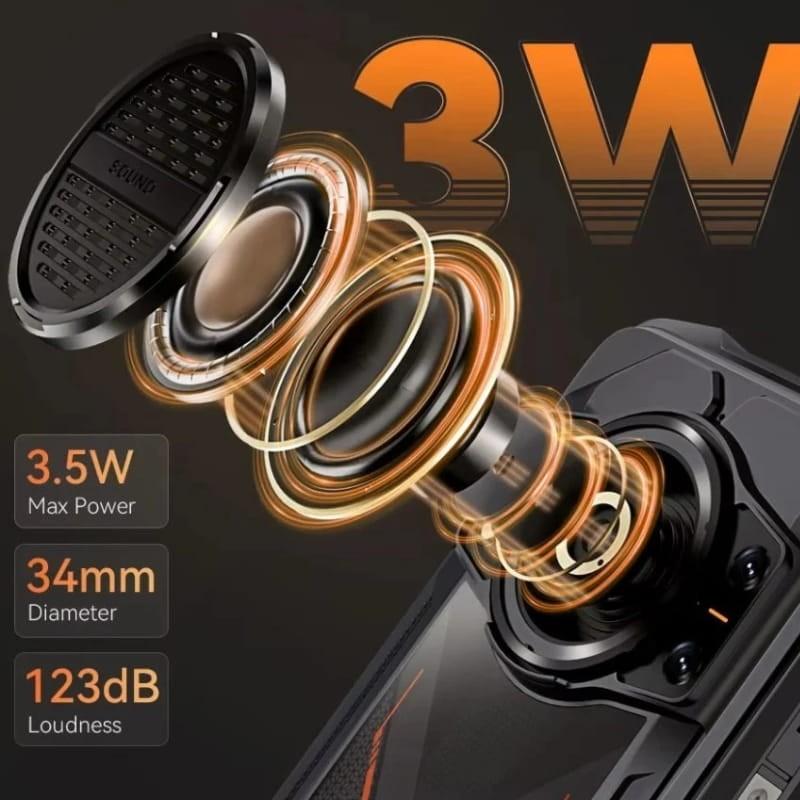 Cubot KingKong Power 3 6GB/256GB Negro - Teléfono Móvil Rugged - altavoz