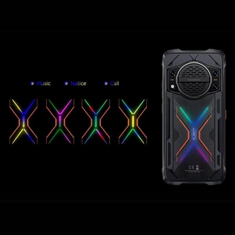 Cubot KingKong Power 3 6GB/256GB Negro - Teléfono Móvil Rugged - luces ambientales