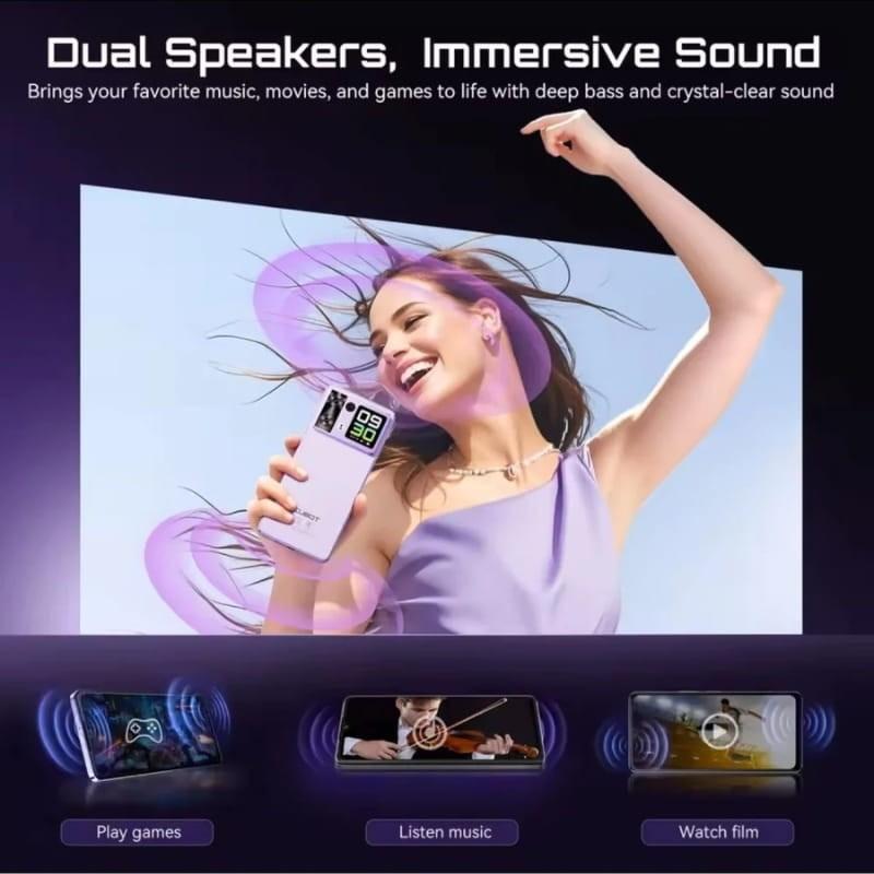 Cubot P90 12GB/256GB Preto - sistema de altifalantes