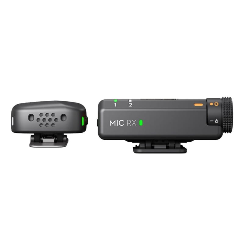 DJI Mic Mini (1 TX + 1 RX) - Micrófono Inalámbrico - vista superior