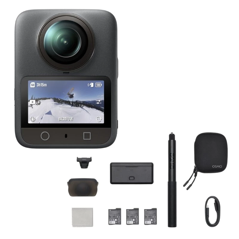 DJI Osmo 360 Adventure Combo - Cámara Deportiva + Pack de Accesorios
