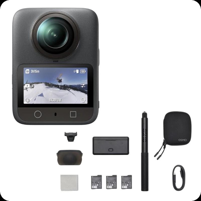DJI Osmo 360 Adventure Combo - Cámara Deportiva + Pack de Accesorios