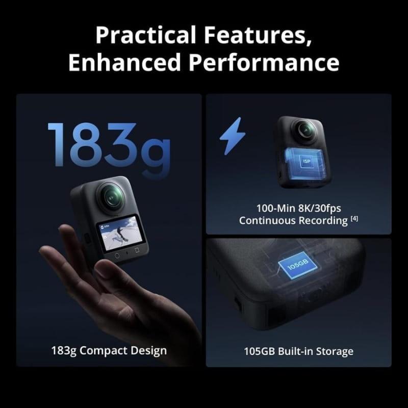 DJI Osmo 360 Standard Combo - funções principais