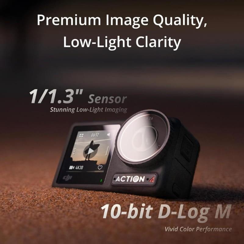 DJI Osmo Action 4 Standard Combo - calidad del sensor