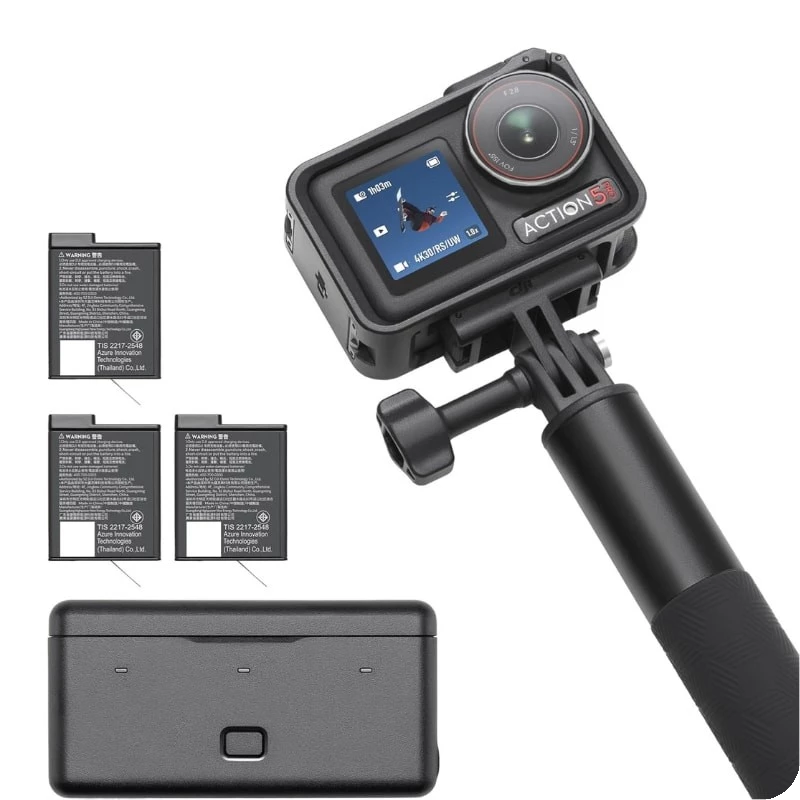 DJI Osmo Action 5 Pro Adventure Combo - Cámara Deportiva + Pack de Accesorios