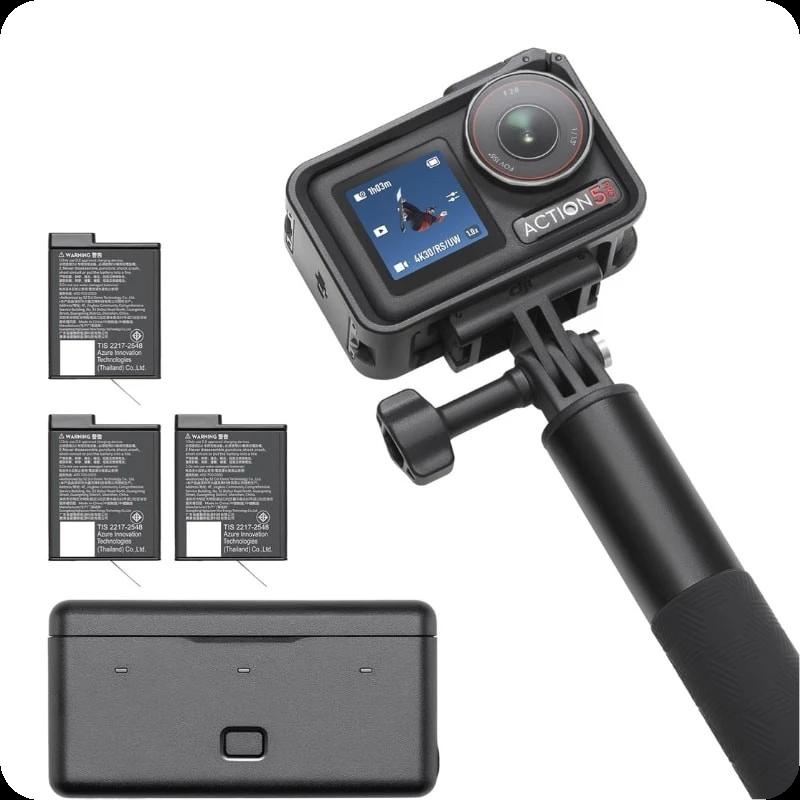 DJI Osmo Action 5 Pro Adventure Combo - Cámara Deportiva + Pack de Accesorios