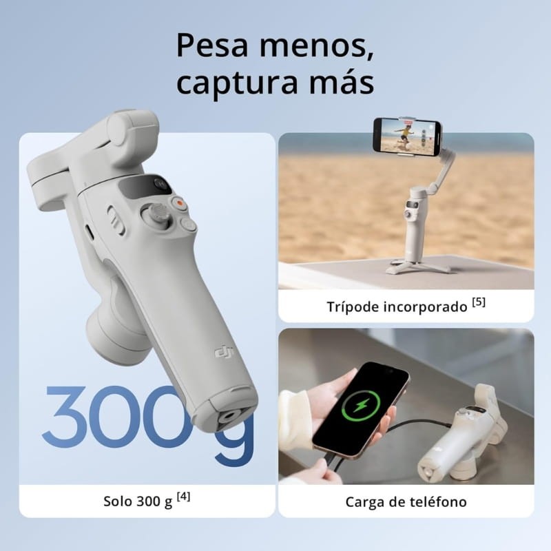 DJI Osmo Mobile 7 - Estabilizador de Smartphone - características del diseño