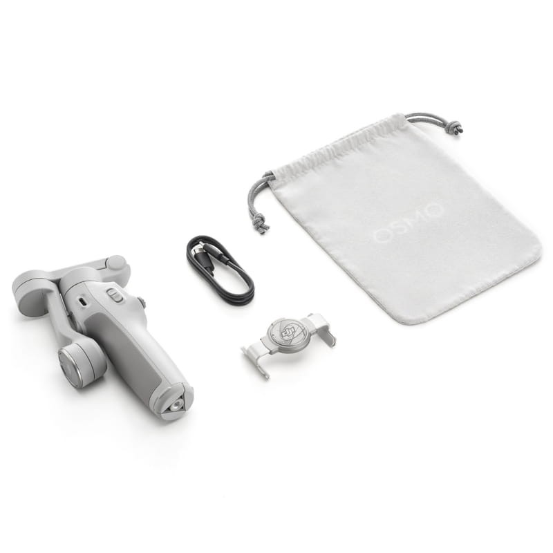 DJI Osmo Mobile 7 - Estabilizador de Smartphone - contenido de la caja