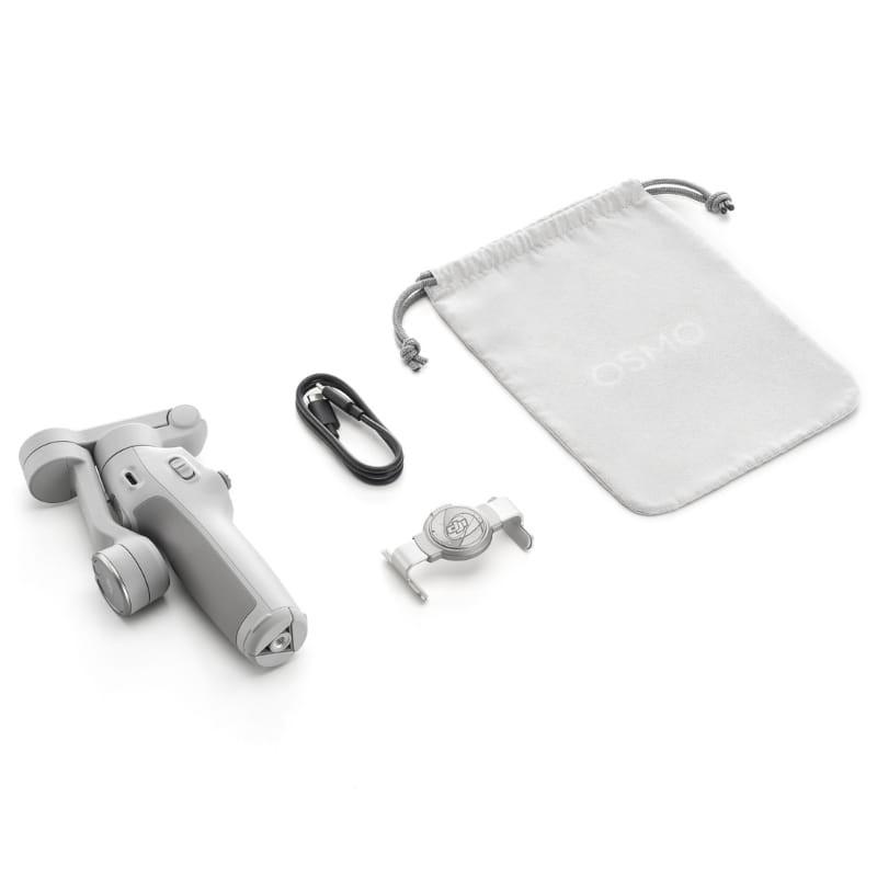 DJI Osmo Mobile 7 - Estabilizador de Smartphone - contenido de la caja