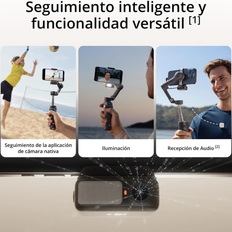 DJI Osmo Mobile 7P - Estabilizador de Smartphone - seguimiento inteligente