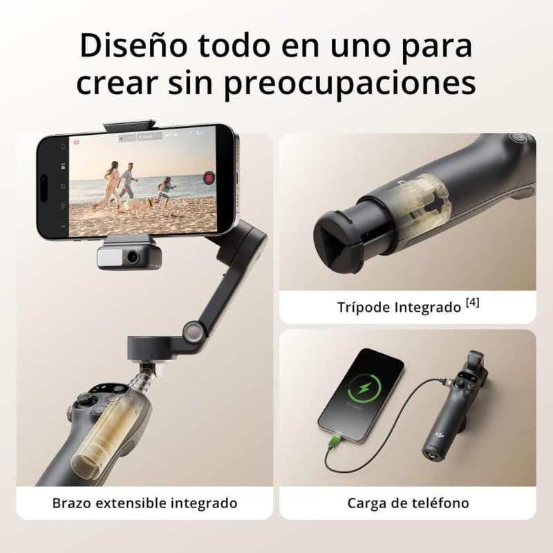 DJI Osmo Mobile 7P - Estabilizador de Smartphone - diseño todo en uno