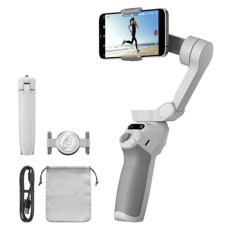 DJI Osmo Mobile SE - Estabilizador de Smartphone - contenido de la caja
