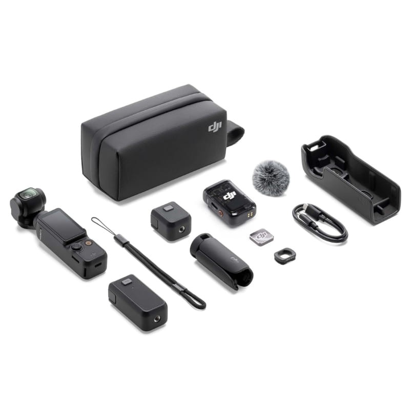 DJI Osmo Pocket 3 Creator Combo - contenido de la caja
