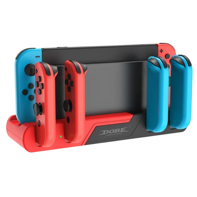 DOBE TNS-0122D Pour Nintendo Switch OLED Joy-Con Rouge/Noir