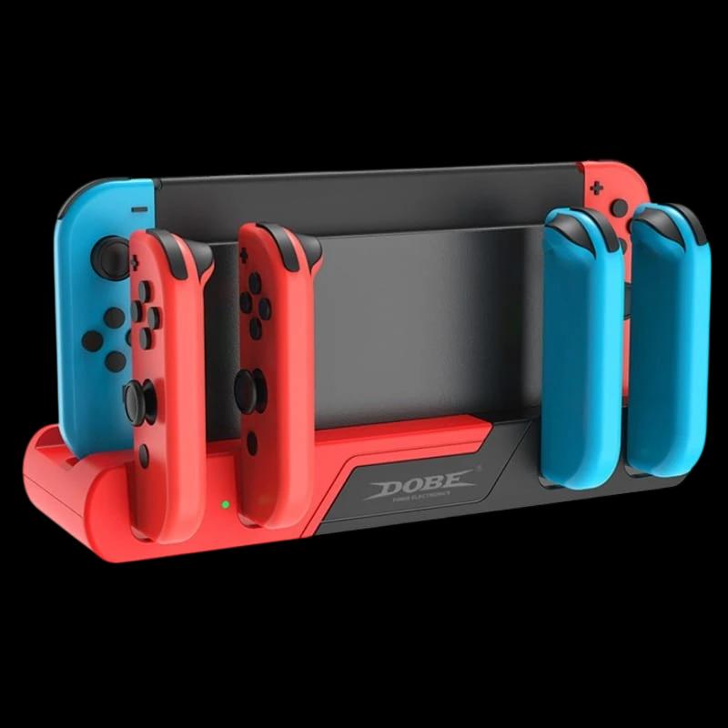 DOBE TNS-0122D Pour Nintendo Switch OLED Joy-Con Rouge/Noir