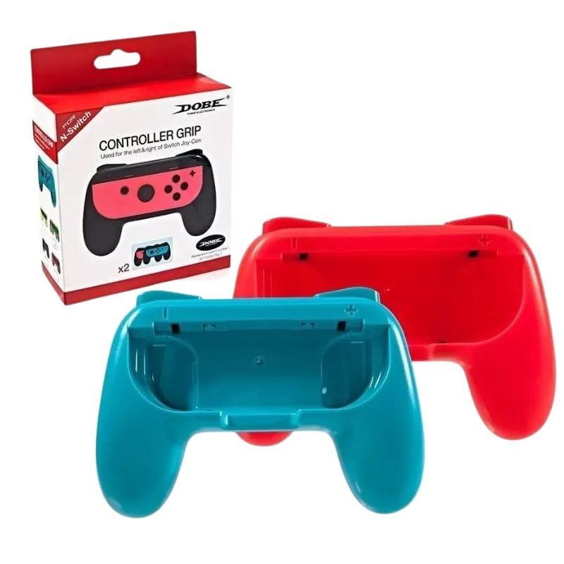 Pack de grips para Joy-Con de N-Switch / Switch OLED DOBE TNS-851B Rojo y Azul - colores disponibiles