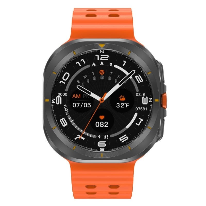 DT NO.1 Watch Ultra Mini Orange - vue de face