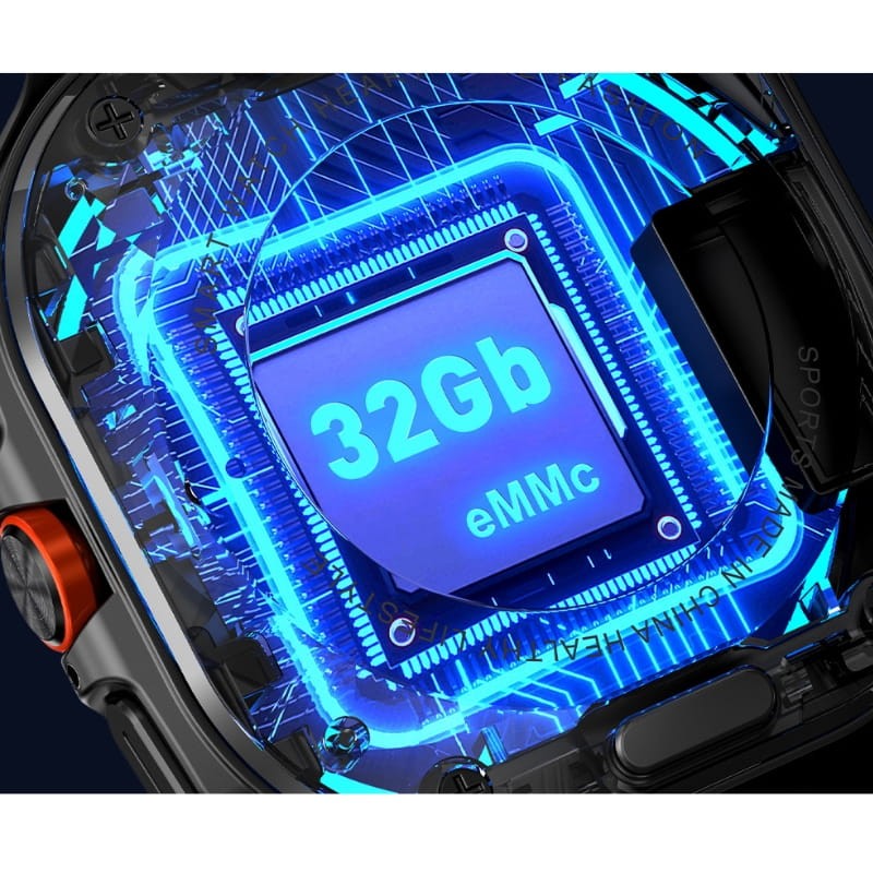 DT NO.1 Watch Ultra Orange - stockage interne