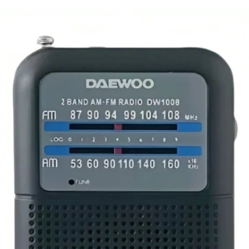 Daewoo DW1008 AM/FM Negro - detalle del dial
