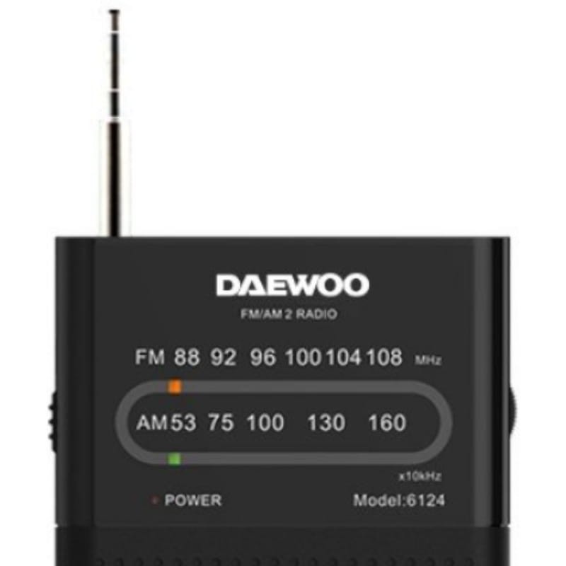 Daewoo DW1027 AM/FM Negro - detalle del diseño