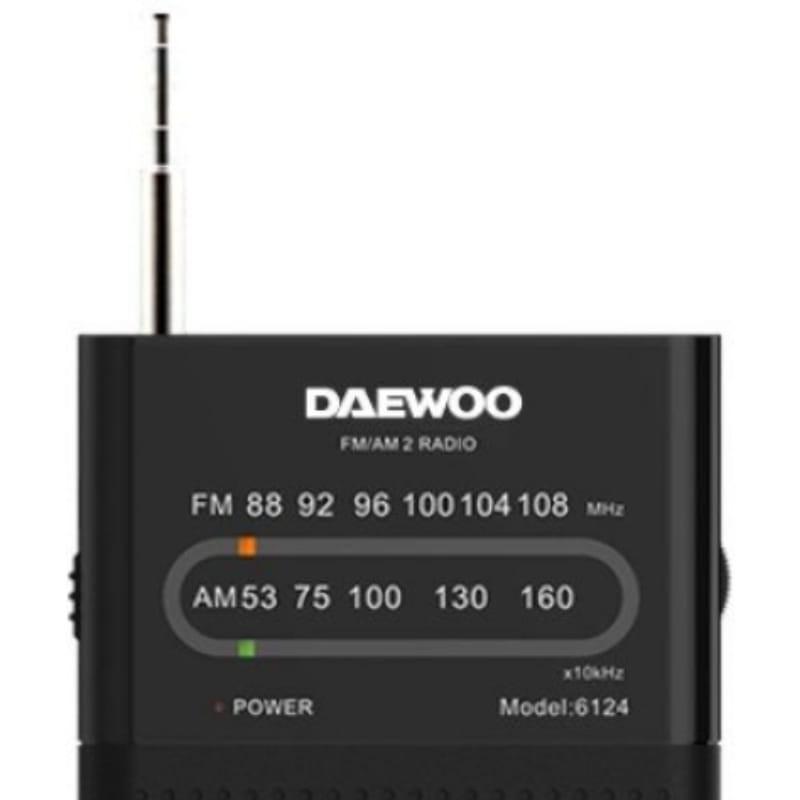 Daewoo DW1027 AM/FM Negro - detalle del diseño