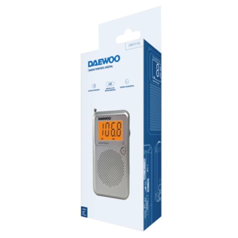 Daewoo DW1115 Gris - Radio Portátil - embalaje