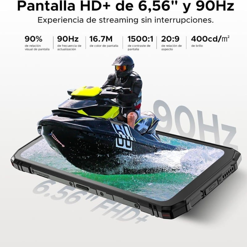 Doogee Blade 10 Energy 4GB/128GB Azul/Rojo Rugged - características de la pantalla