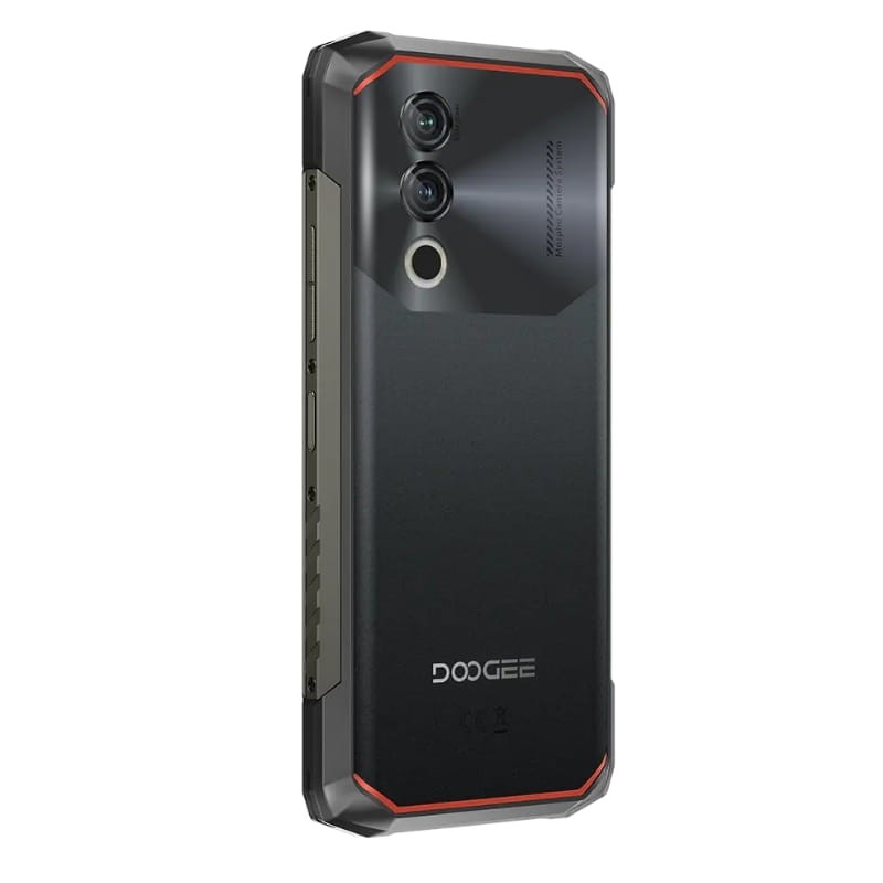 Doogee Blade 10 Power 6GB/256GB Negro Clase B Reacondicionado con doble cámara trasera vertical, carcasa robusta con esquinas reforzadas y detalles en rojo