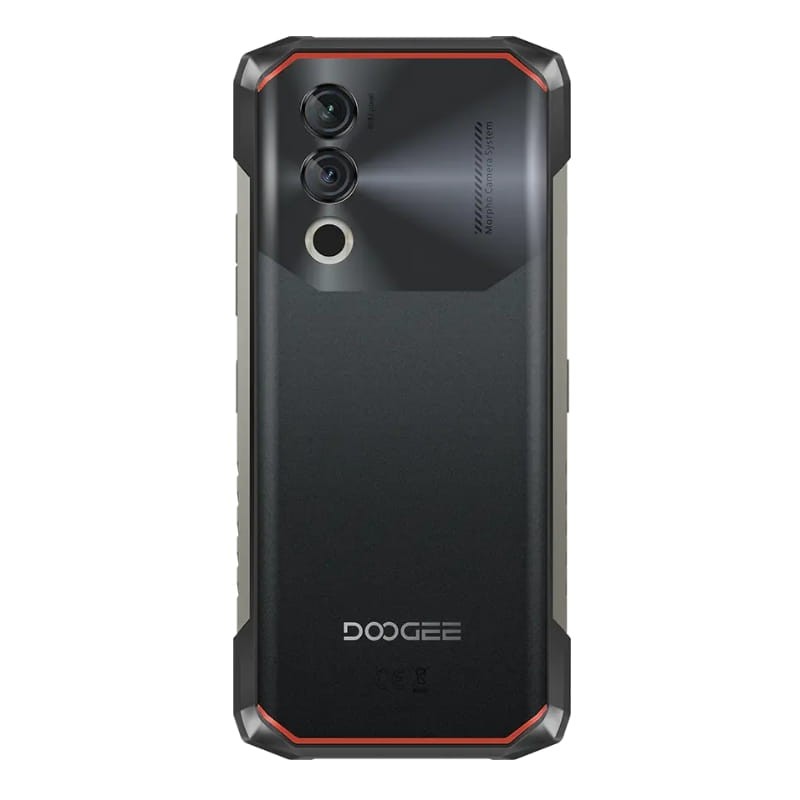 Doogee Blade 10 Power 6GB/256GB Negro Clase B Reacondicionado con tapa trasera robusta, doble cámara vertical, flash circular y bordes reforzados con detalles