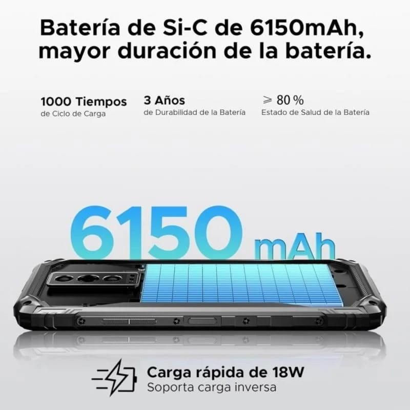 Doogee Blade 10 Pro Energy 6GB/256GB Plata Rugged - batería