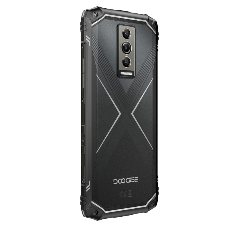 Doogee Blade 10 Pro 6GB/256GB Plata - Teléfono Móvil Rugged - vista trasera a 45 grados