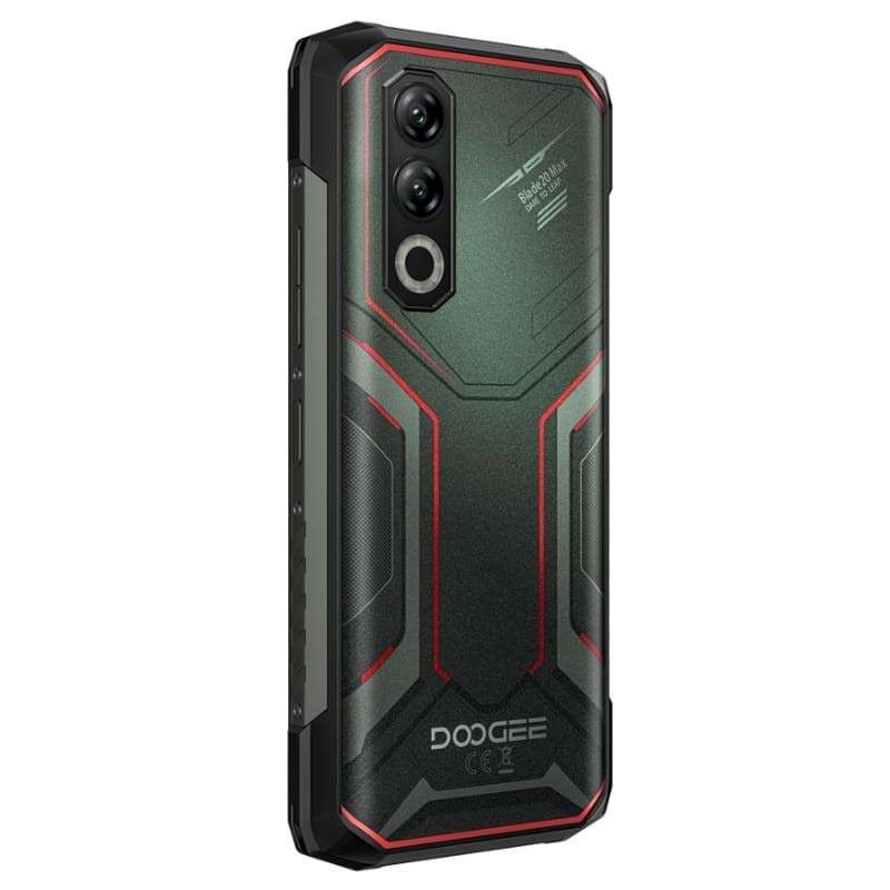 Doogee Blade 20 Max 12GB/1TB Rojo Rugged - vista a 45 grados