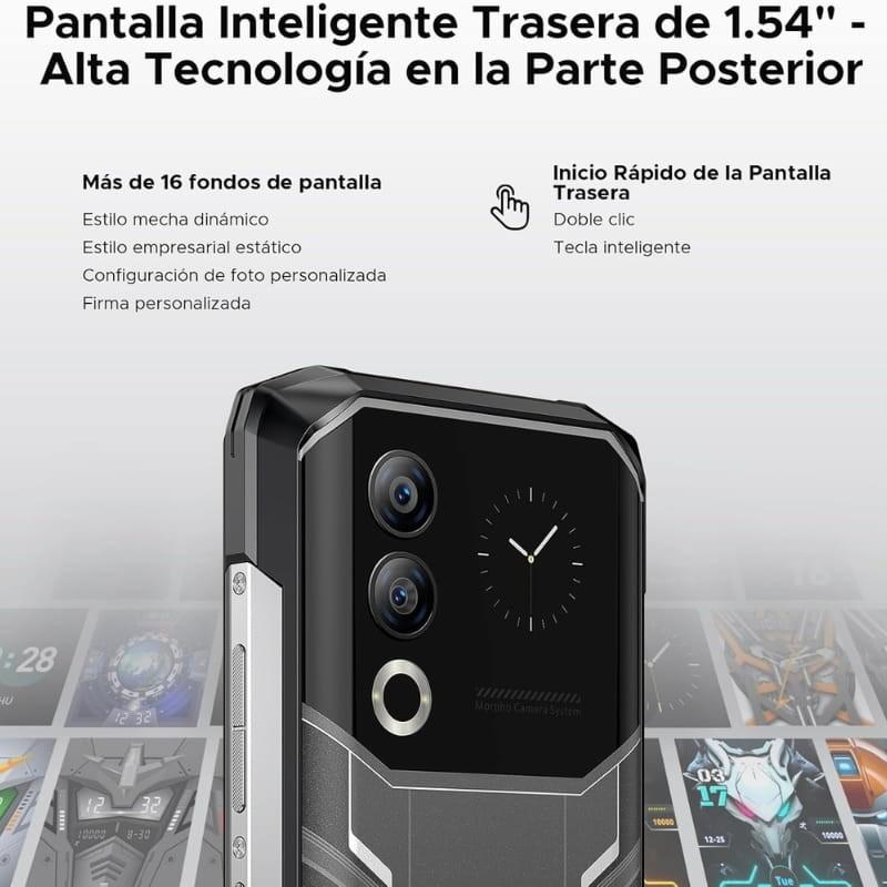 Doogee Blade 20 Ultra 8GB/512GB Prata - ecrã traseiro