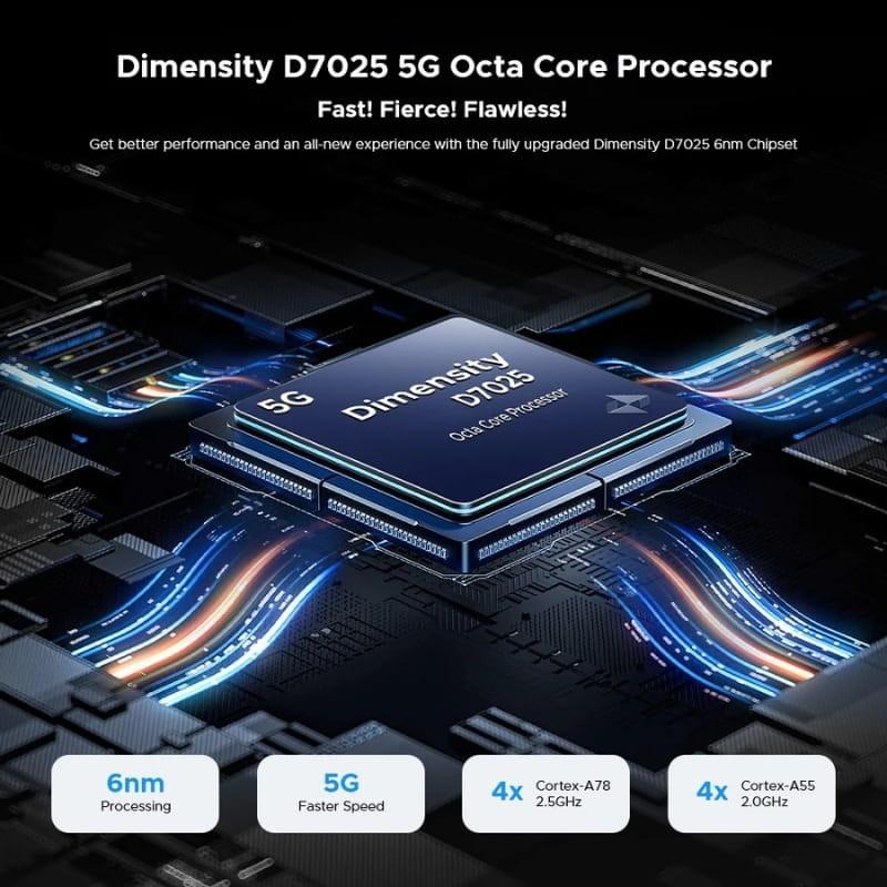 Doogee Blade GT Play 5G 8GB/256GB Negro Rugged - procesador