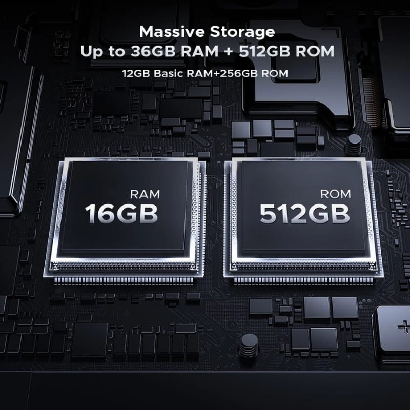 Doogee Blade GT Ultra 5G 16GB/512GB Negro - capacidad de memoria