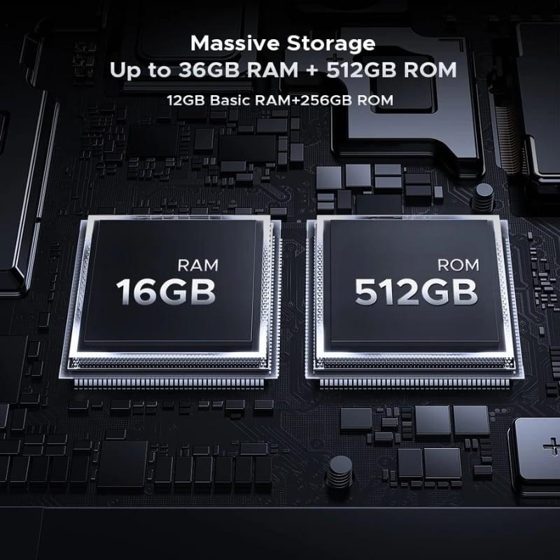 Doogee Blade GT Ultra 5G 16GB/512GB Negro - capacidad de memoria