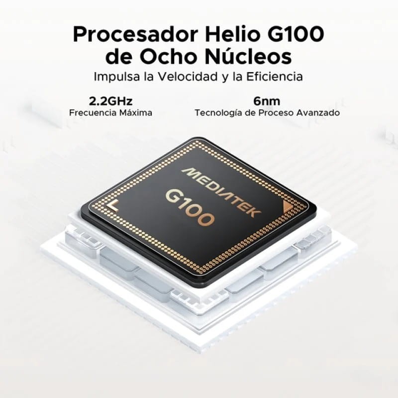 Doogee E3 Pro 13 8 GB/256 GB WiFi + 4G Preto - processador