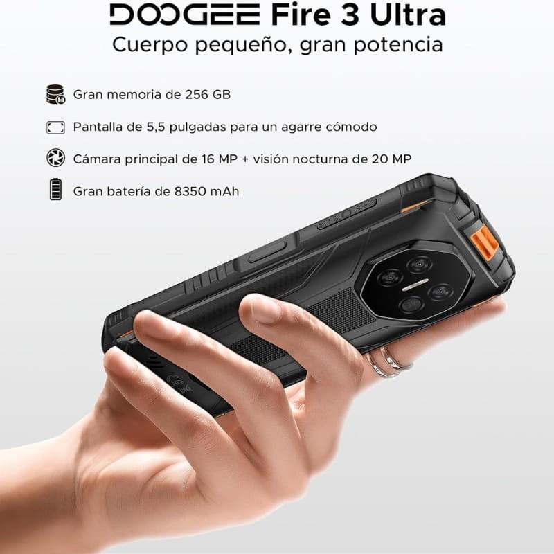 Doogee Fire 3 Ultra 6GB/256GB Laranja - aspectos salientes