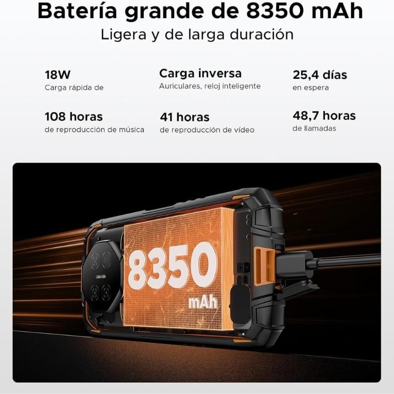 Doogee Fire 3 Ultra 6GB/256GB Laranja - capacidade da bateria