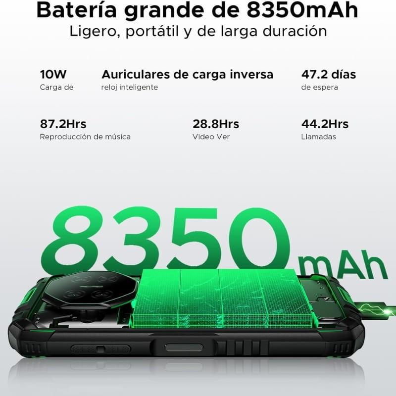 Doogee Fire 3 3GB/64GB verde Rugged - capacidad de la batería