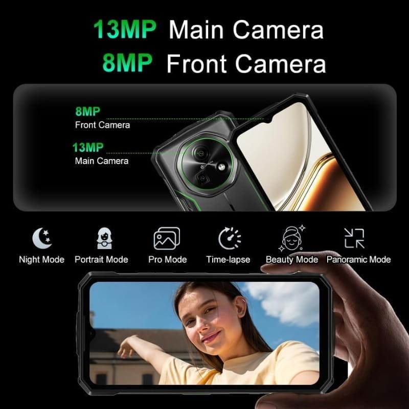 Doogee Fire 5 Pro 4GB/128GB Dual SIM Verde - sistema de cámaras